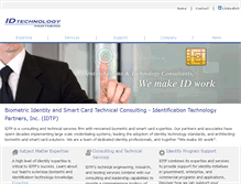 Tablet Screenshot of idtp.com